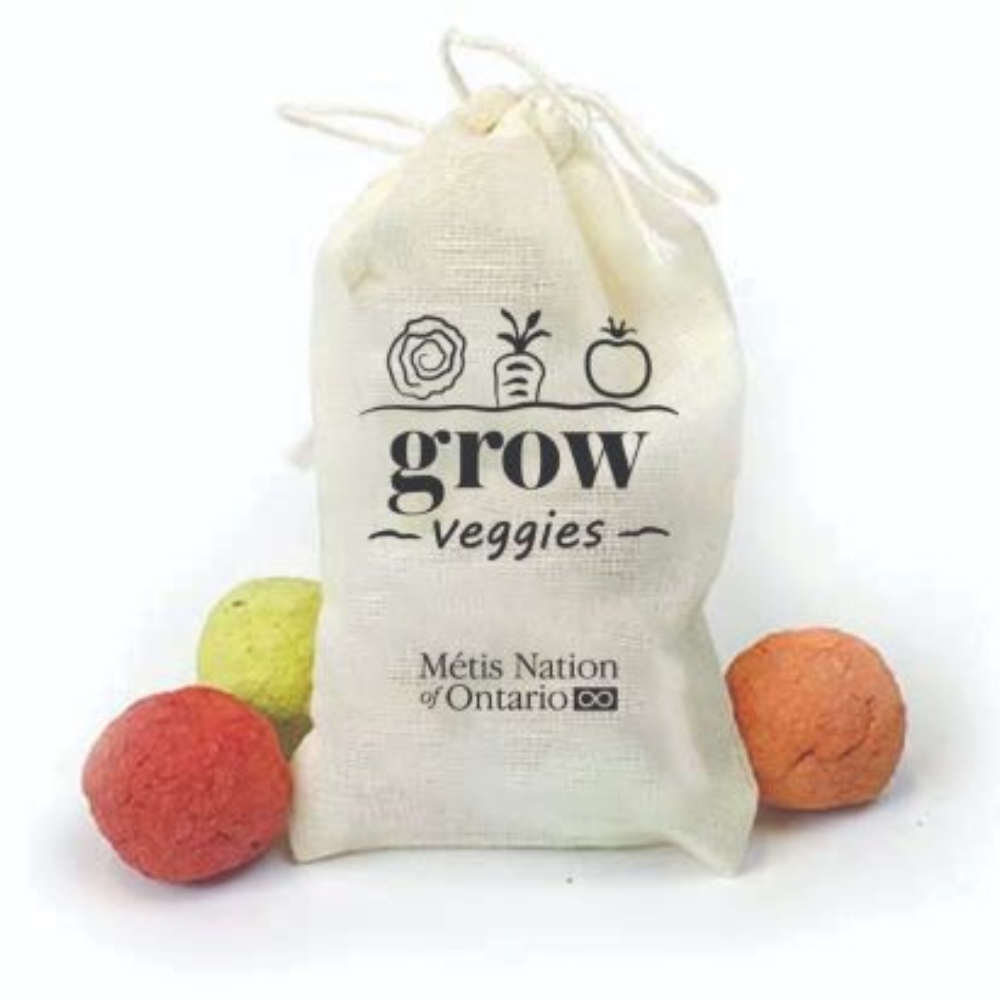 Veggie Seed Bombs in Muslin Bag